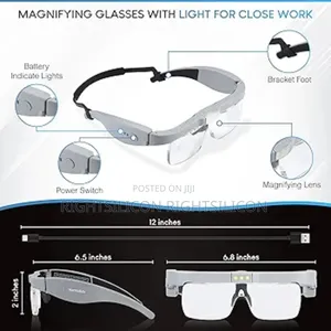 Usa Yoctosun Magnifying Glasses With Light, Head Magnifier