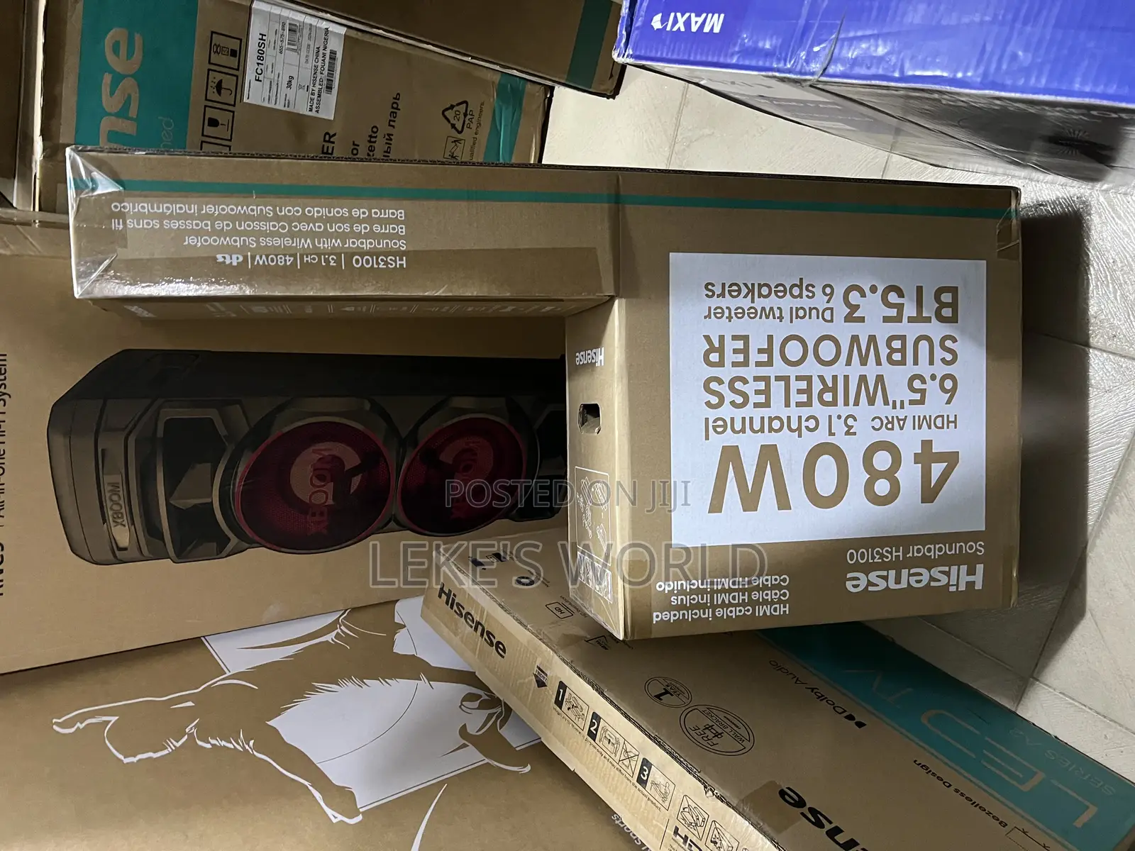 480watts Hisense Soundbar