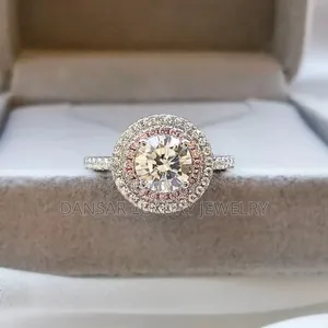 White Gold Plated 925 Proposal Ring