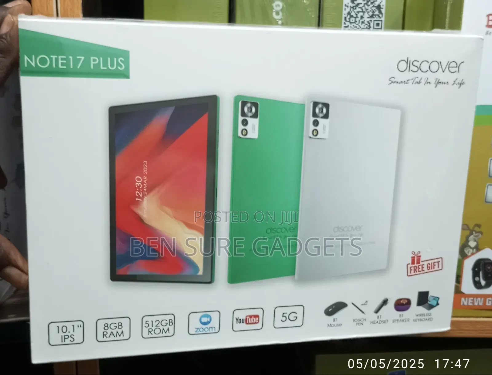 New Discover Note 17 Plus 512 GB Silver