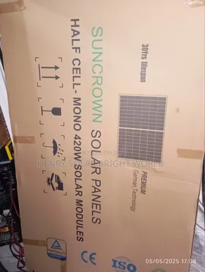 Suncrown Panel 420w Halve Cut