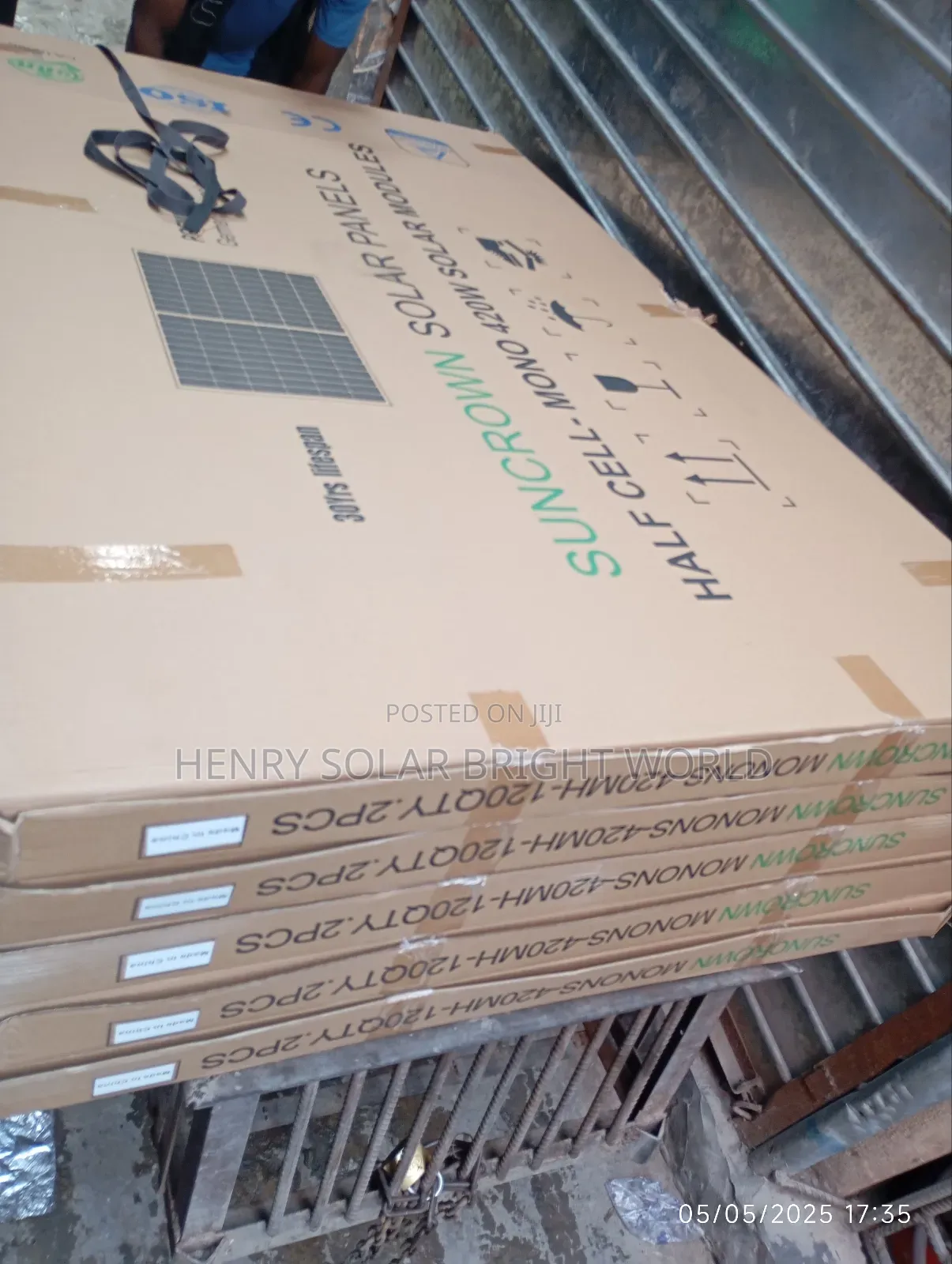 Suncrown Panel 420w Halve Cut