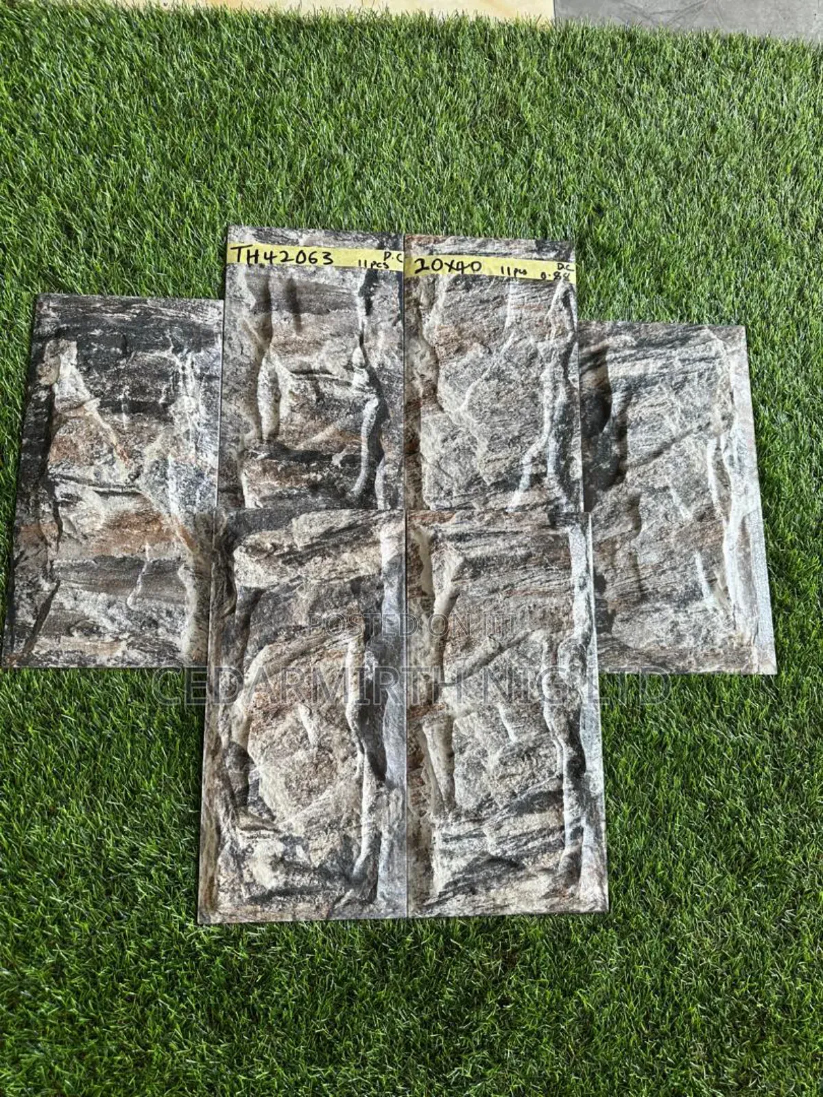 Pillar Fence Stone Face Tile ( 05/25 Designs )