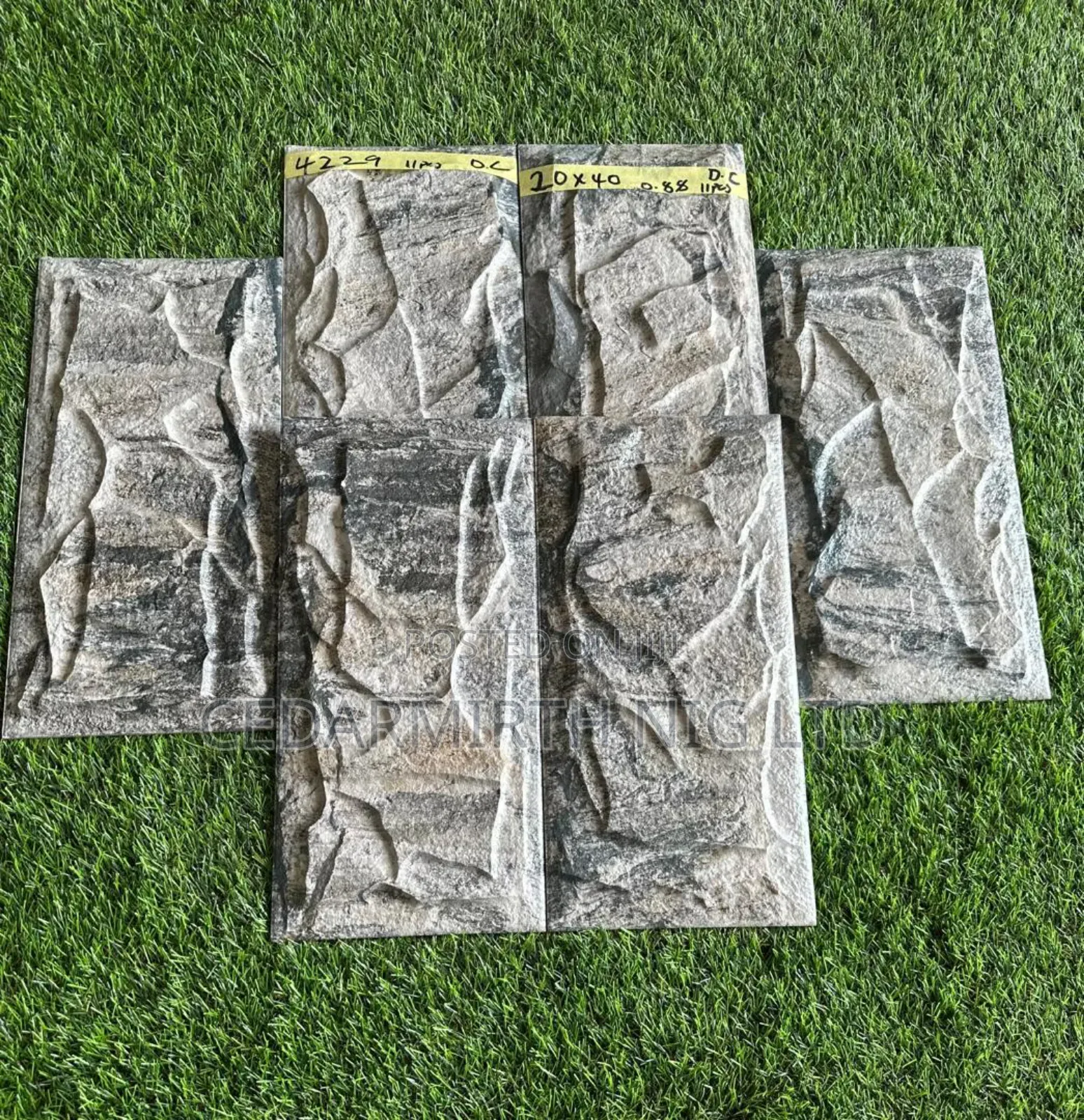 Pillar Fence Stone Face Tile ( 05/25 Designs )