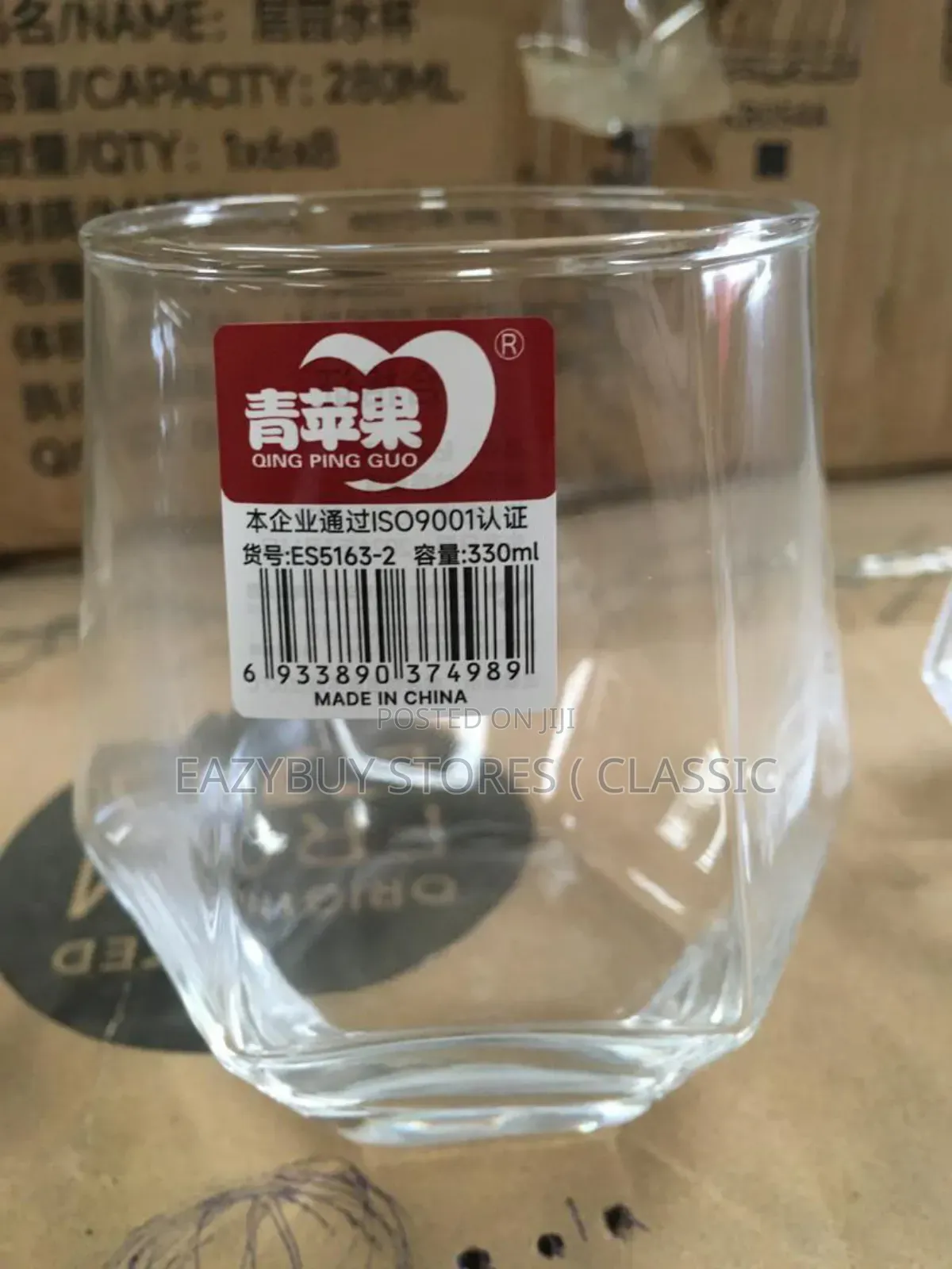 6pcs Diamond  Whiskey Glass Cups