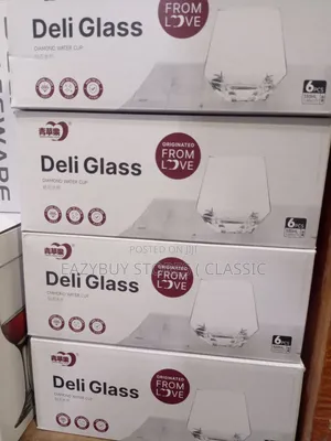 6pcs Diamond  Whiskey Glass Cups