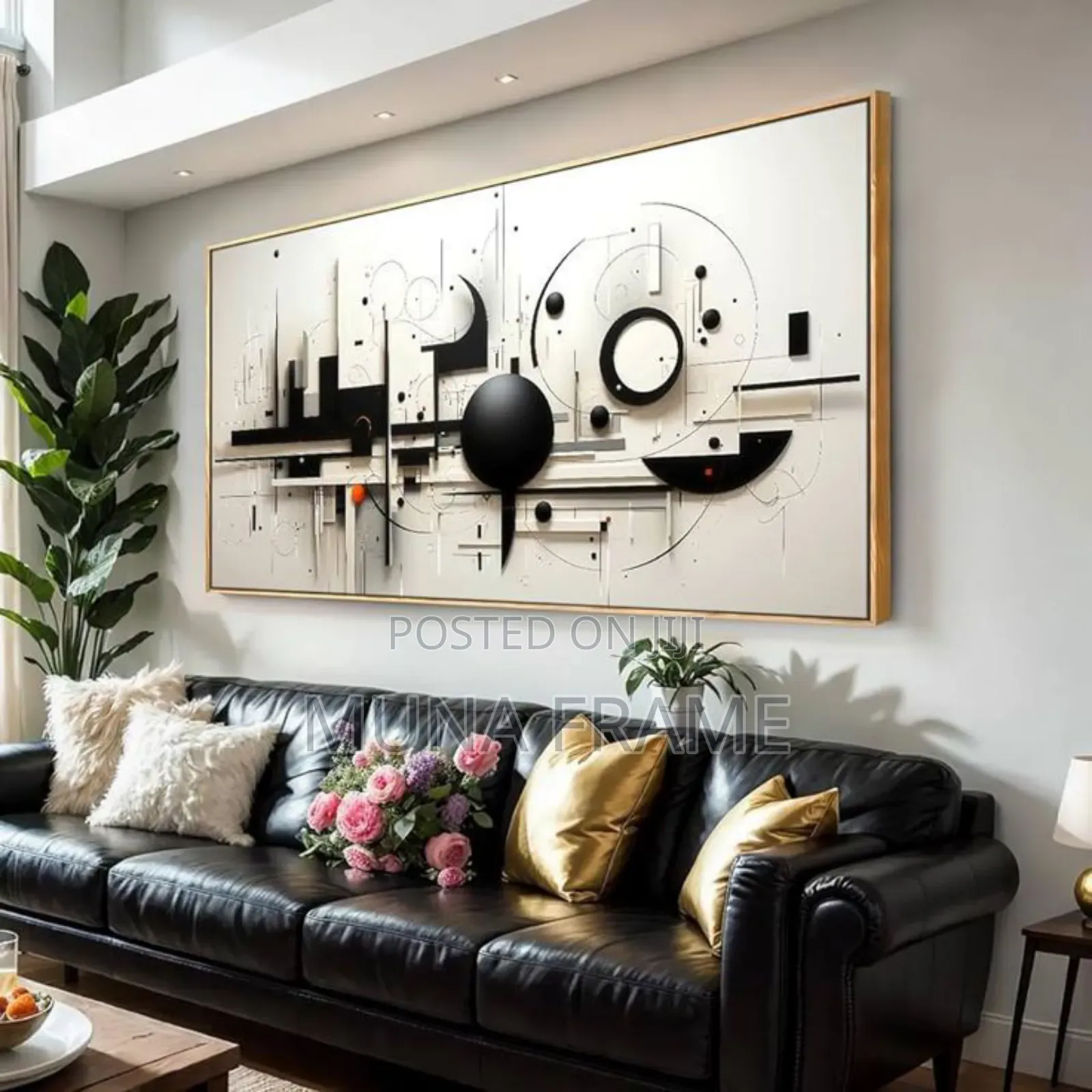 Abstract Wall Artwork Printed on Canvas