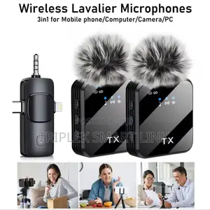 F11-2 Wireless Noise Cancelation Mic for Camera Phone Typec