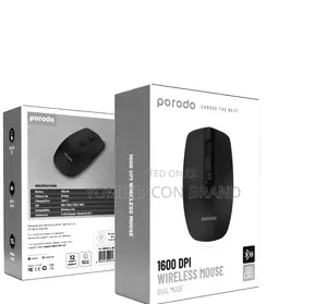 Porodo 2.4g Wireless and Bluetooth Rechargeable Mouse