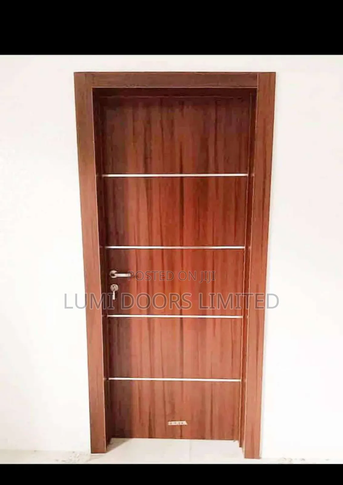 Brown HDF Wooden Door