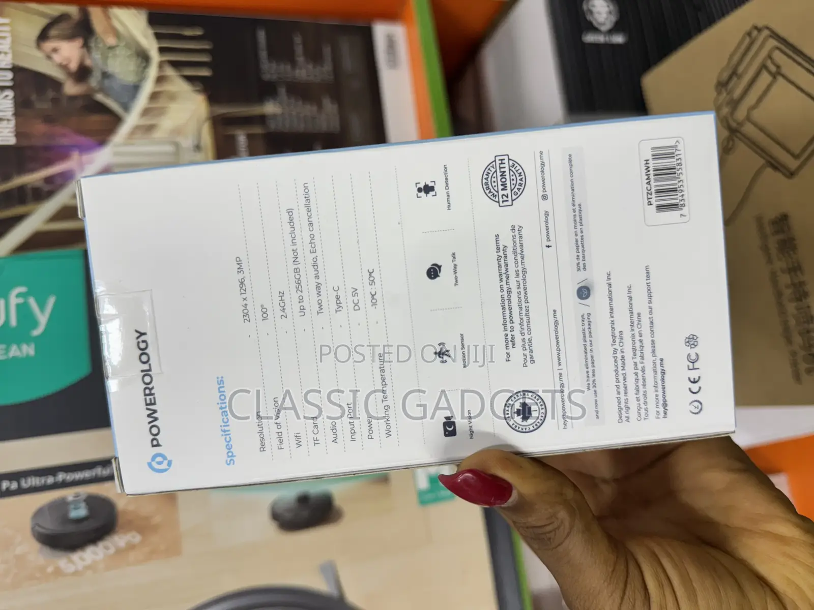 Powerology Indoor PTZ Smart Camera