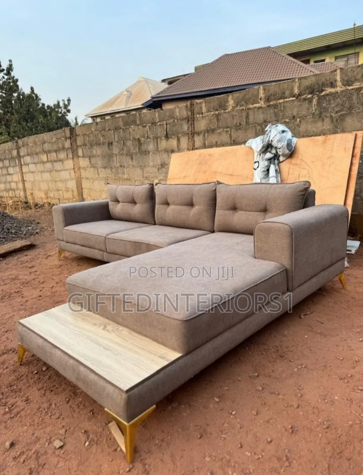 5 Seaters Stylish Sectional Sofa