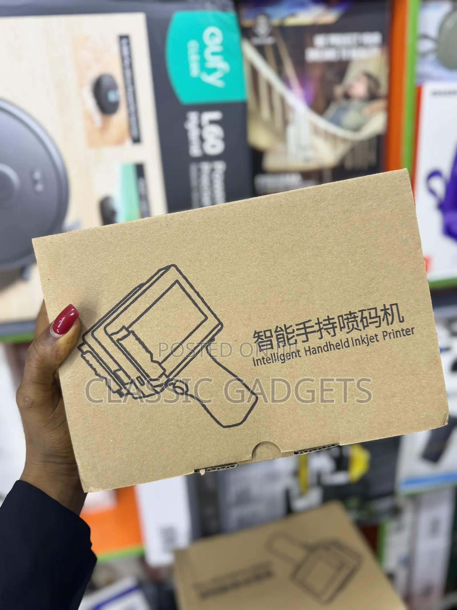 Intelligent Inkjet Printer for Barcode/Label/Logo/Qr/Date