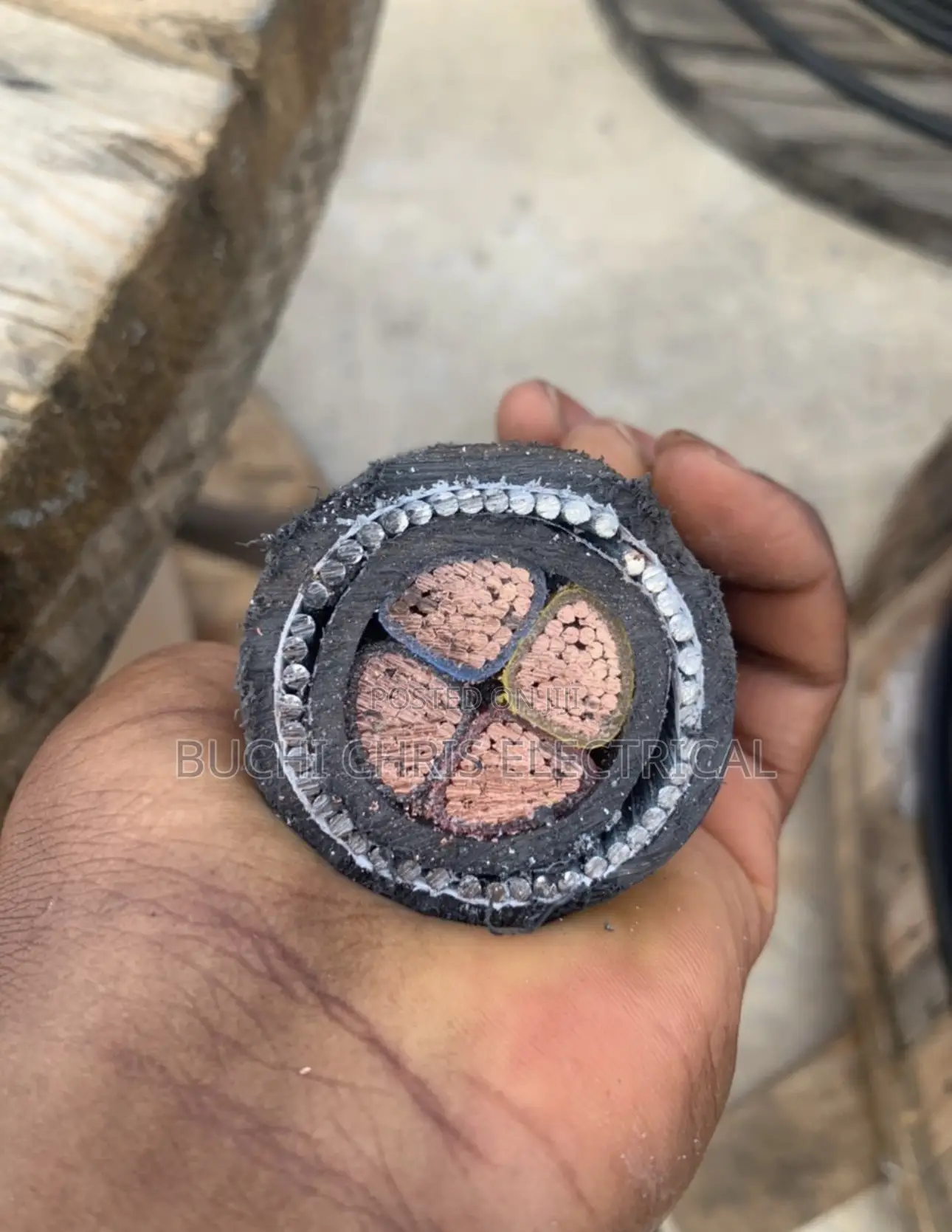 50mmx4core Armored Cables