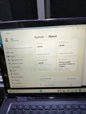 Laptop Dell Latitude 7320 16GB Intel Core I7 SSD 256GB