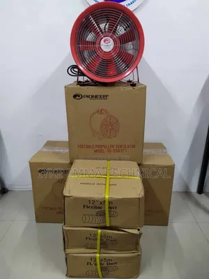 12" Portable Ventilator With a 5m Hose 220v-240v