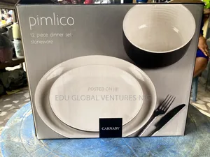 Pimlico 12 Pieces Dinner Set Stoneware.