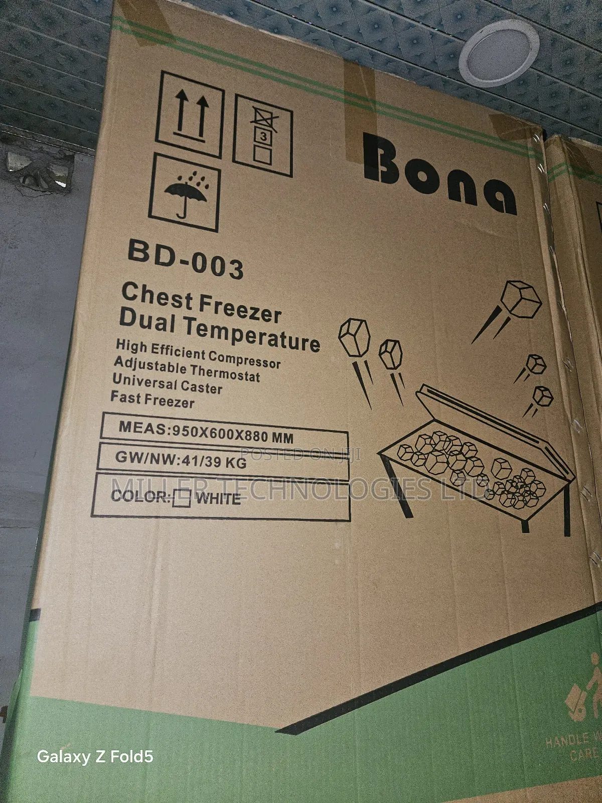 Bona Solar Inverter Freezer 218l