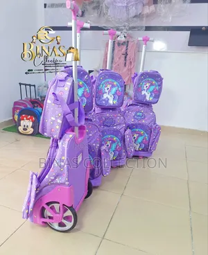 Photo - Jasmine Star Big Tyre Trolley Bag for Girls