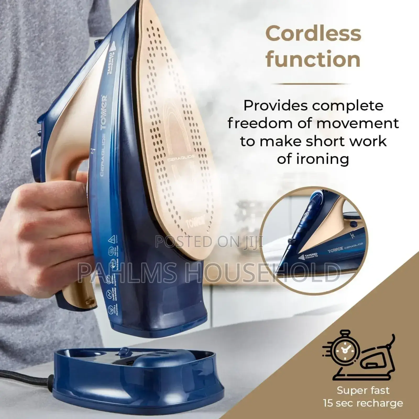 Tower Cordless Steam Iron