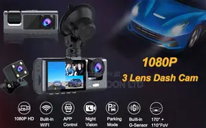 3 Channel Car DVR Wifi Control Camera for Vehicle Dash Cam