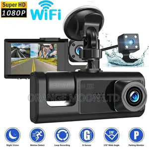 3 Channel Car DVR Wifi Control Camera for Vehicle Dash Cam