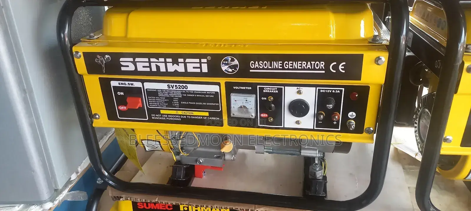 Senwei Standard Big Engine Supper Cooper Generator 3.5kva