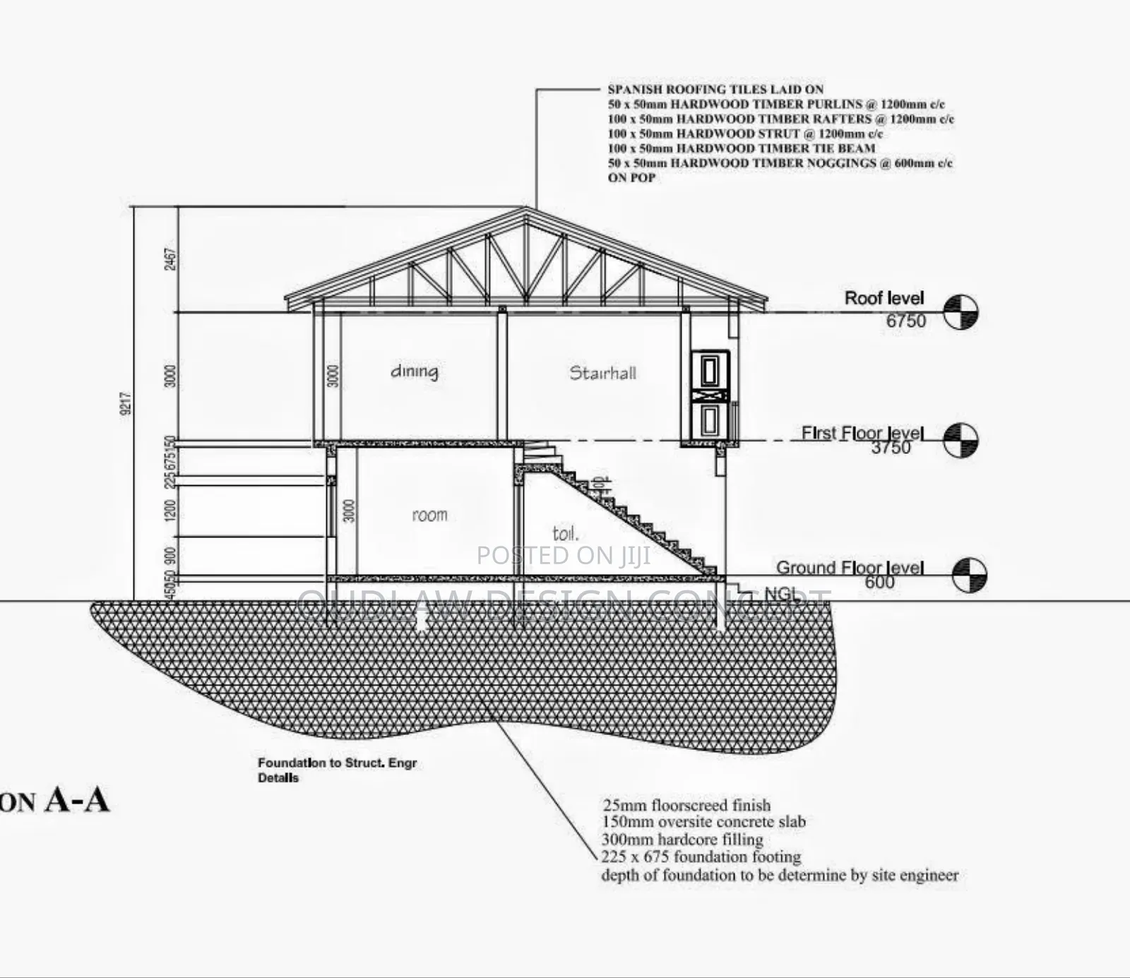 Architectural Construction Working Drawing