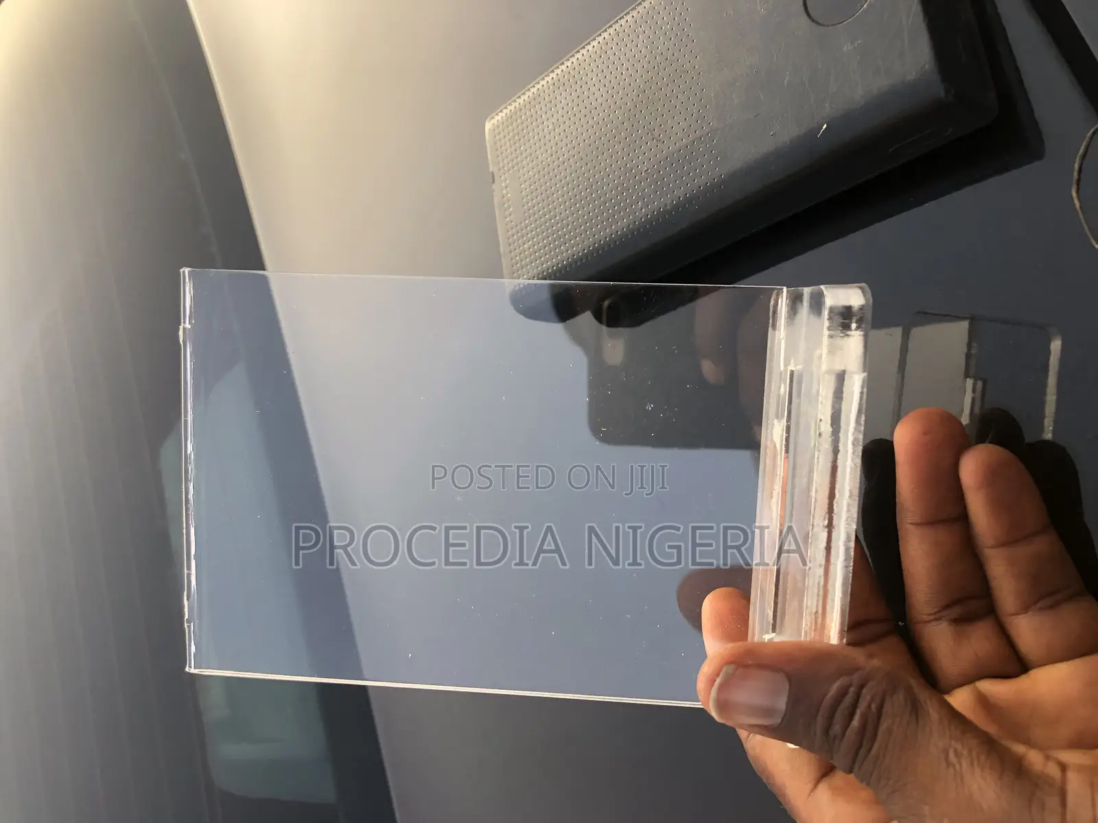 Acrylic Glass Table Qr Code Display Signage for Menu, Account