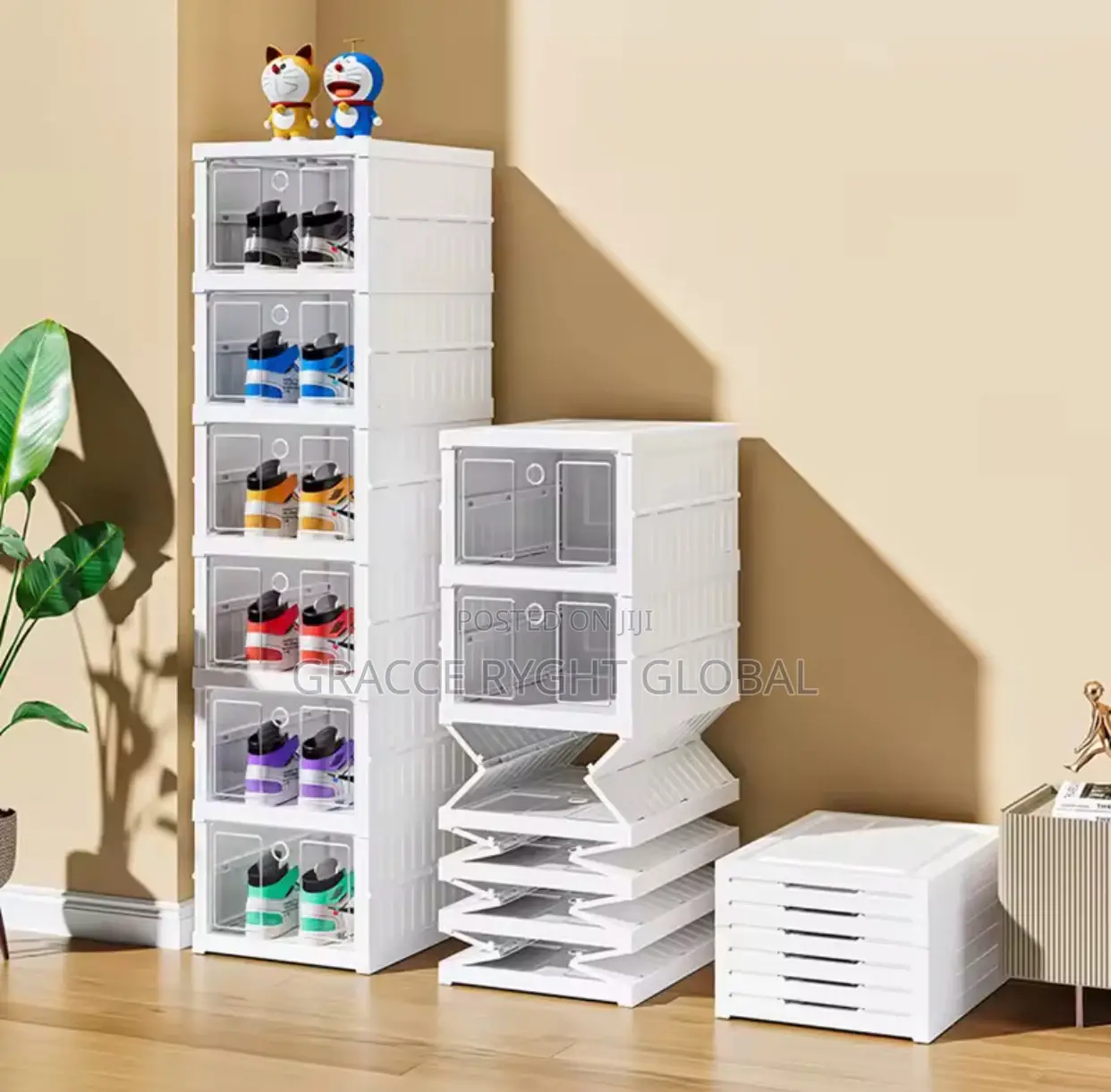 6 Tier Foldable Cabinet Shoe Rack