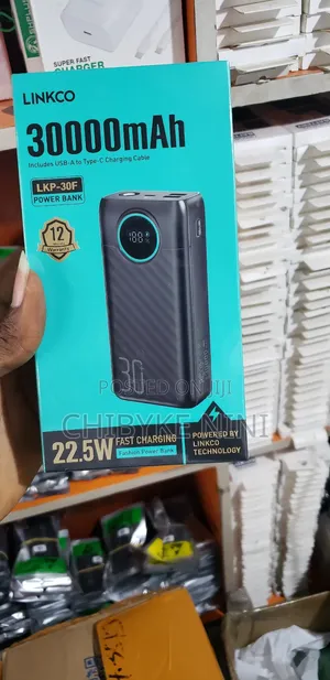 Linkco 30,000mah 22.5 Watts Fast Charging Powerbank