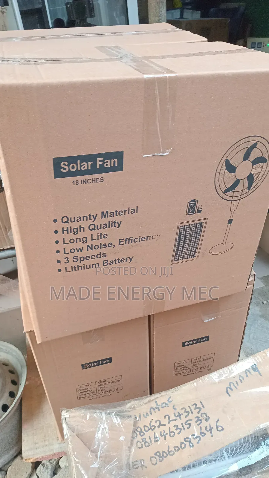 G Wave Solar Fan