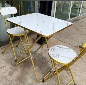 Foldable Wooden Laptop Table and Chair