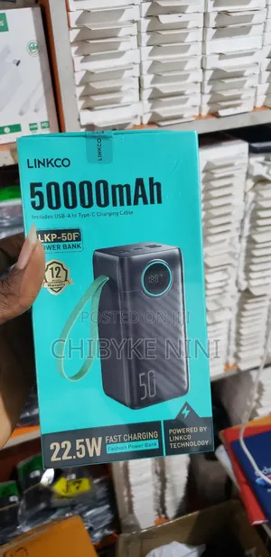 LKP-50f Linkco Powerbank 50000mah 22.5 Watts