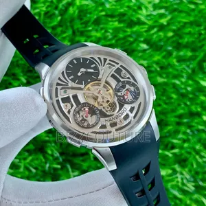 Original Hanboro Black Rubber Strap Watch