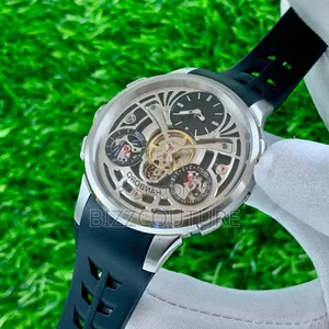 Original Hanboro Black Rubber Strap Watch