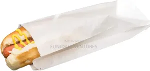Repacked 100pcs Plain White Hot Dog Bags