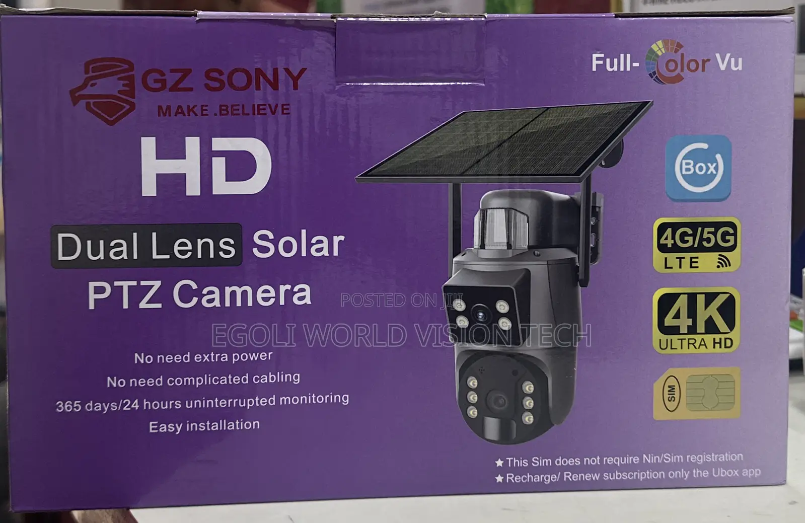 Dual View Solar Ptz Camera