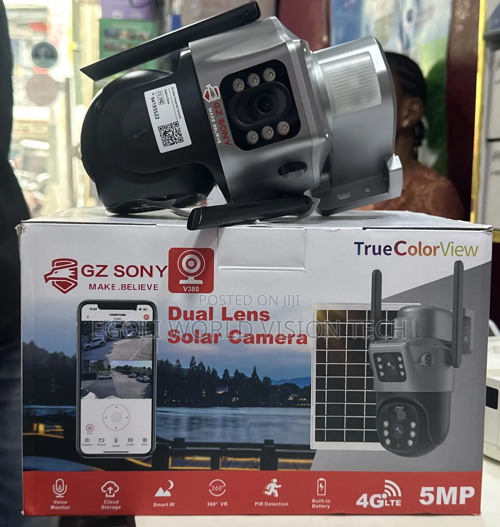Intelligent Solar Energy Alert Security Ptz Cameras