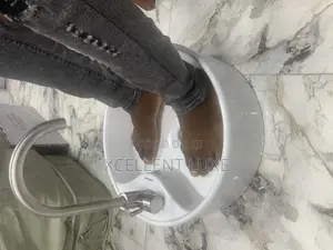 Ceramic White Pedicure Bowl