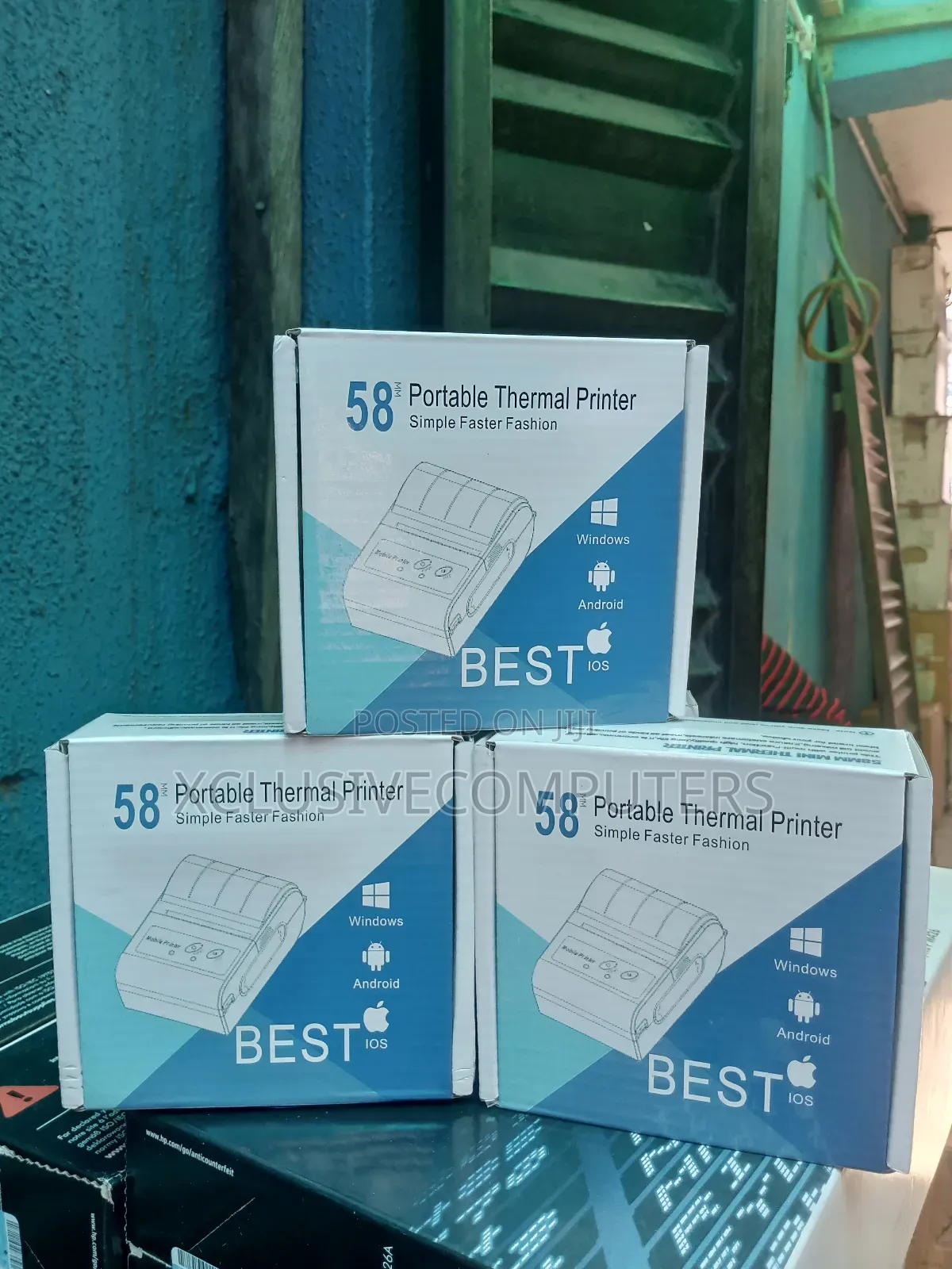 Portable Thermal Bluetooth Printer 58mm Paper