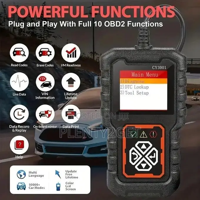 Cy3001 Car Obd2 Scanner Code Reader Engine Fault Scanner Can