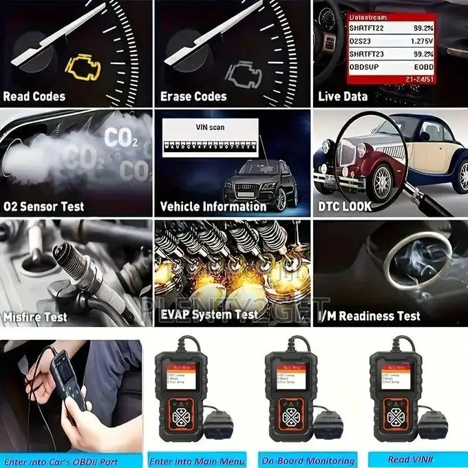 Cy3001 Car Obd2 Scanner Code Reader Engine Fault Scanner Can