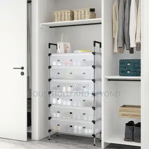 7 Layers Dustproof Shoe Rack With Cover