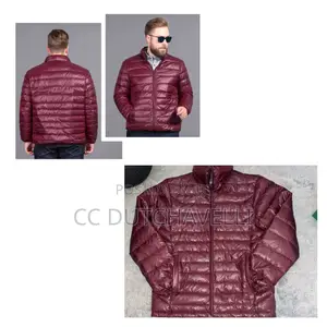 Wine-Red Pierre Cardin Waterproof Jacket, High Fashioned