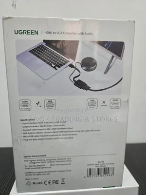 Hdmi To Vga Converter With Audio