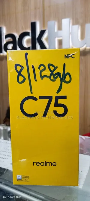 New Realme C75 128 GB Black