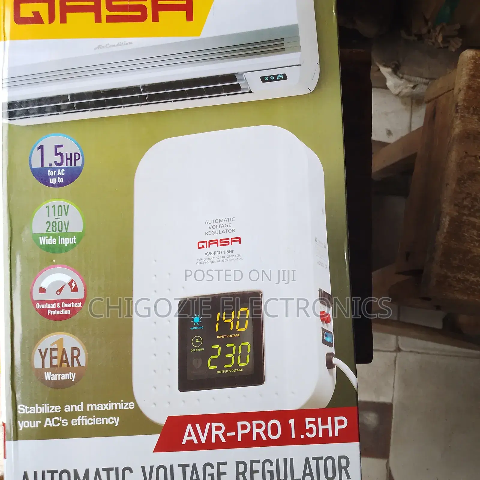 Quasa 2000watts Wall Stabilizer