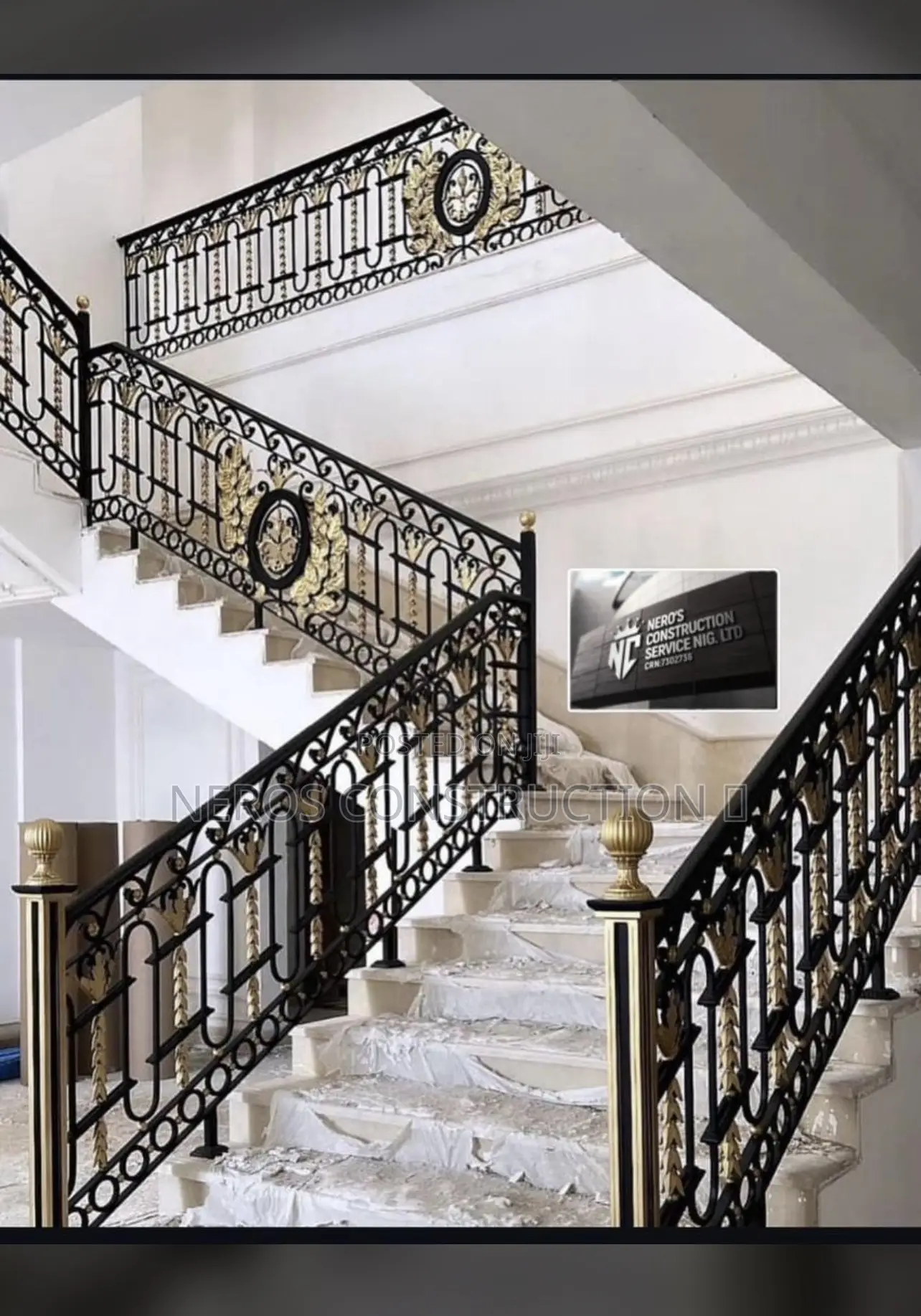 American Wrought Iron Handrail Design