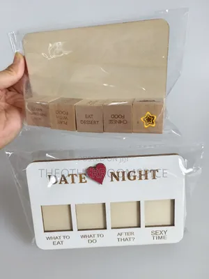 Adult Date Night Wooden Dice Game